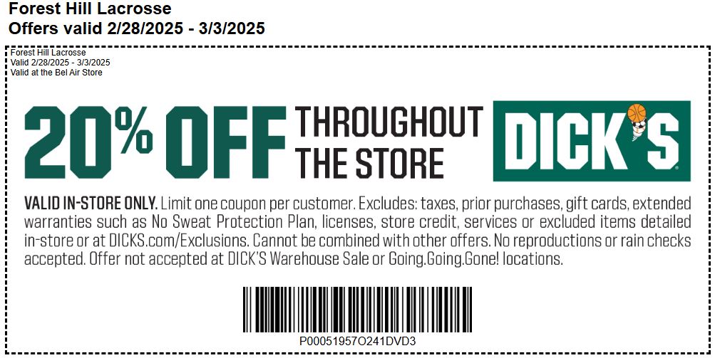 FH DSG Coupon 2025